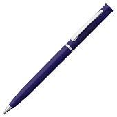 Ручка шариковая Euro Chrome, синяя - фото