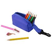 Набор Hobby с цветными карандашами и точилкой, синий - фото