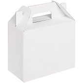 Коробка In Case S, ver.2, белая с крафтовым оборотом - фото