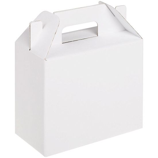Коробка In Case S, ver.2, белая с крафтовым оборотом - подробное фото
