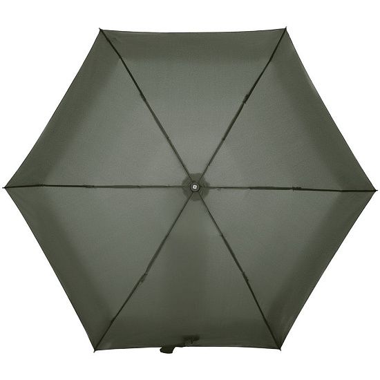 Зонт складной Minipli Colori S, зеленый (оливковый) - подробное фото