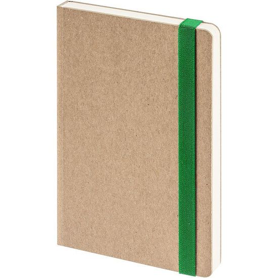 Ежедневник Eco Write Mini, недатированный, с зеленой резинкой - подробное фото