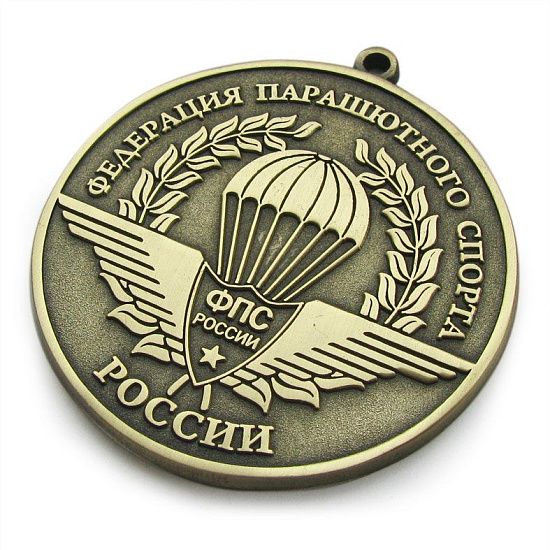 Медаль ФПС России, бронза - подробное фото