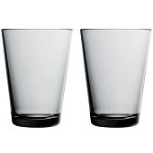 Набор больших стаканов Kartio, серый - фото