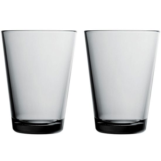Набор больших стаканов Kartio, серый - подробное фото