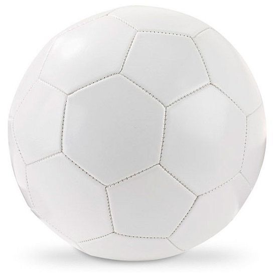 Мяч футбольный Hat-trick, белый - подробное фото