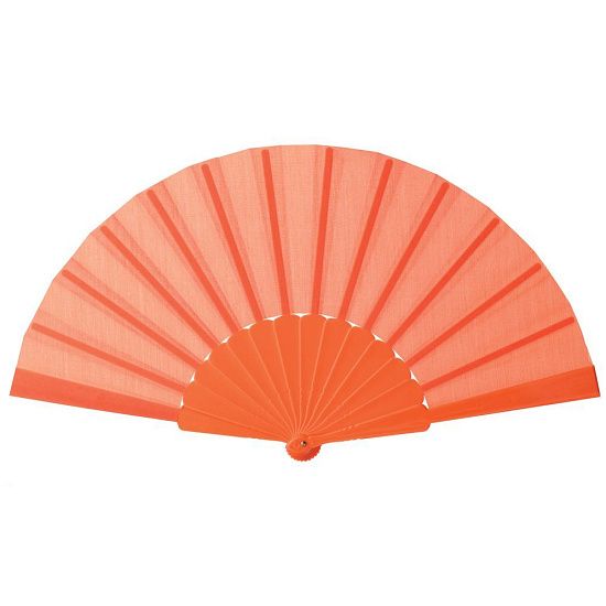 Складной веер «Фан-фан», оранжевый - подробное фото