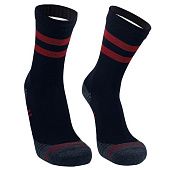 Водонепроницаемые носки Running Lite, черные с красным - фото