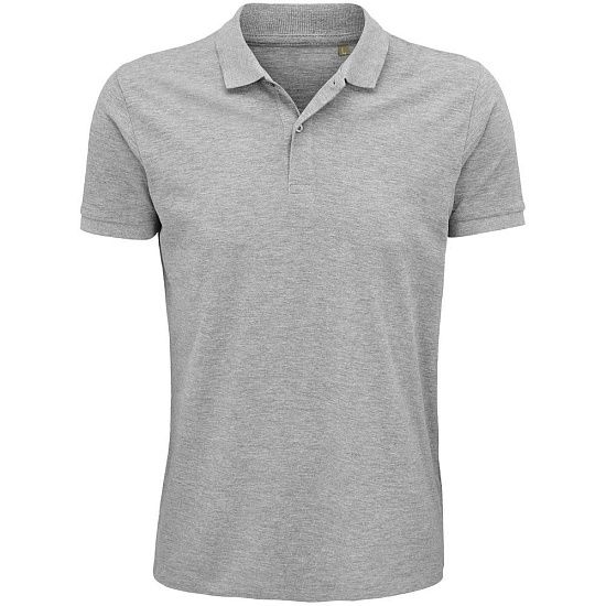 Рубашка поло мужская Planet Men, серый меланж - подробное фото