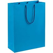 Пакет бумажный Porta XL, голубой - фото