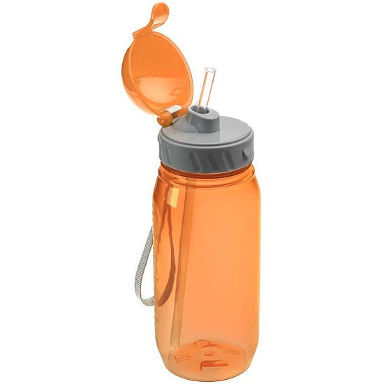 Бутылка для воды Aquarius, оранжевая - подробное фото