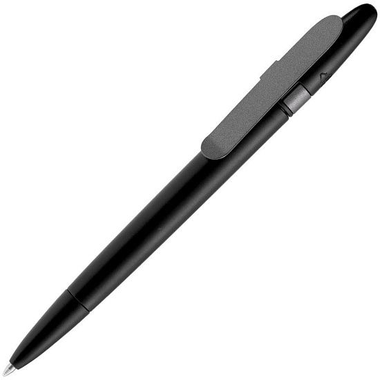 Ручка шариковая Prodir DS5 TSM Metal Clip, черная - подробное фото
