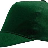 Бейсболка SUNNY, темно-зеленая - фото