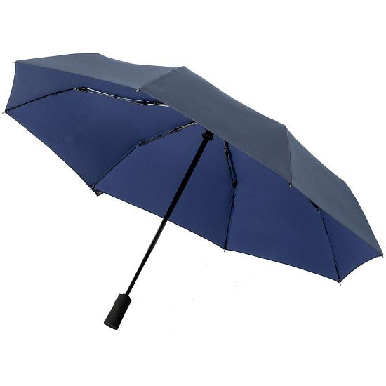 Складной зонт doubleDub, синий - подробное фото