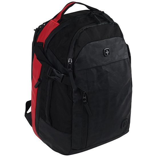 Рюкзак Swissgear Weekend, черный с красным - подробное фото
