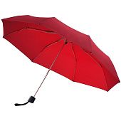Зонт складной Fiber Alu Light, красный - фото