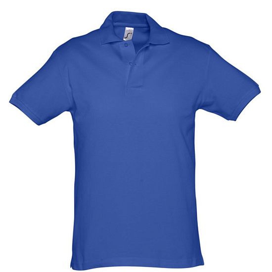 Рубашка поло мужская SPIRIT 240, ярко-синяя (royal) - подробное фото