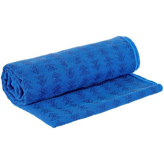 Полотенце-коврик для йоги Zen, синее - подробное фото