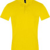 Рубашка поло мужская PERFECT MEN 180 желтая - фото