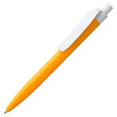 Ручка шариковая Prodir QS01 PMP-P, оранжевая с белым - фото