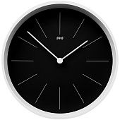 Часы настенные Neo, черные с белым - фото