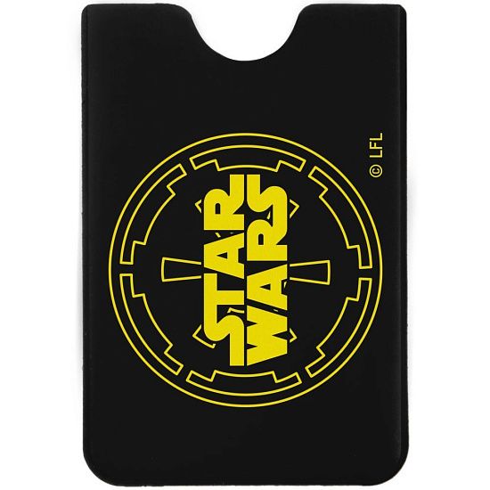 Чехол для карточки Star Wars, черный с желтым - подробное фото