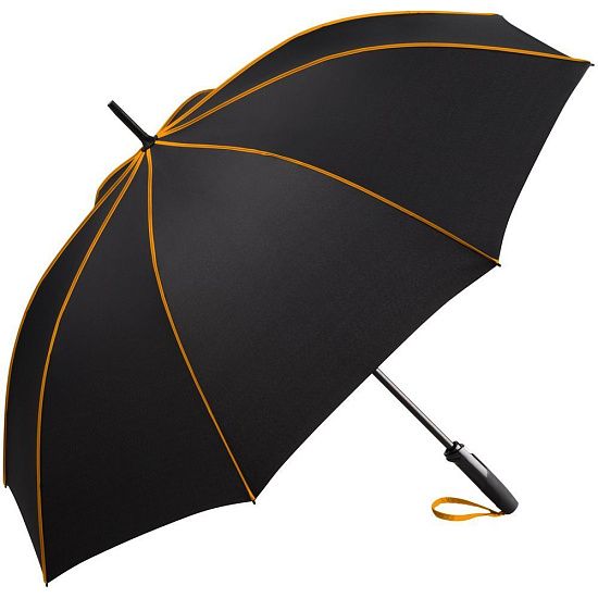 Зонт-трость Seam, оранжевый - подробное фото