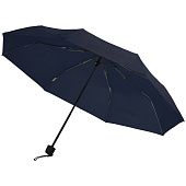 Зонт складной Mini Hit Dry-Set, темно-синий - фото