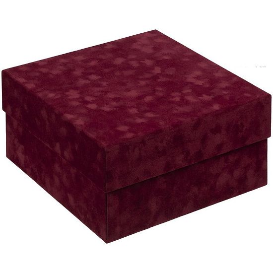 Коробка Velutto, бордовая - подробное фото