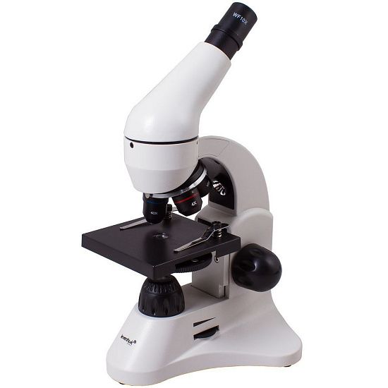 Монокулярный микроскоп Rainbow 50L с набором для опытов, белый - подробное фото
