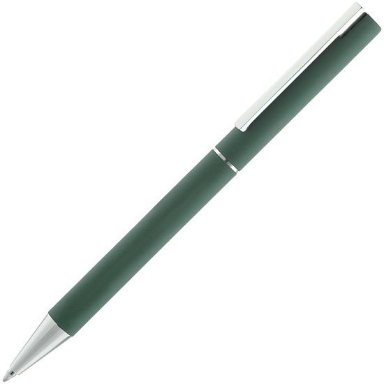 Ручка шариковая Blade Soft Touch, зеленая - подробное фото