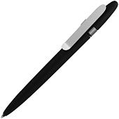 Ручка шариковая Prodir DS5 TSR Metal Clip, черная - фото