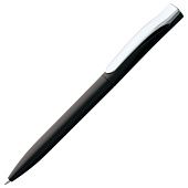 Ручка шариковая Pin Silver, черный металлик - фото