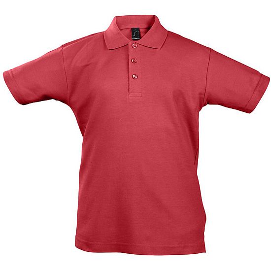 Рубашка поло детская Summer II Kids 170, красная - подробное фото