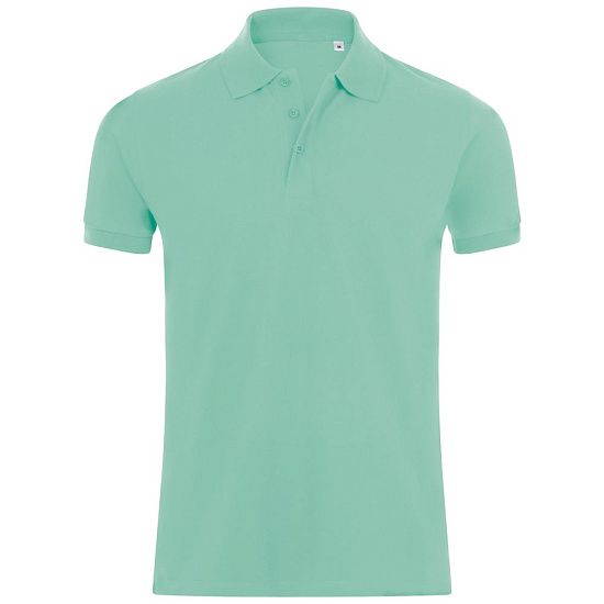 Рубашка поло мужская PHOENIX MEN, зеленая мята - подробное фото