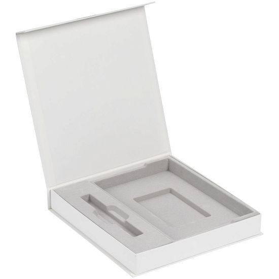 Коробка Arbor под ежедневник и ручку, белая - подробное фото