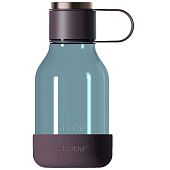Бутылка для воды с миской для питомца Dog Water Bowl Lite, темно-фиолетовая - фото