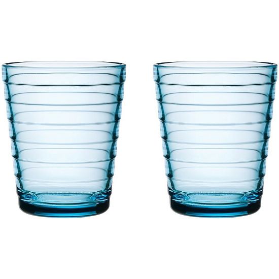 Набор малых стаканов Aino Aalto, голубой - подробное фото