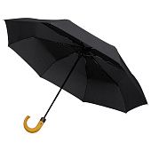 Зонт складной Classic, черный - фото