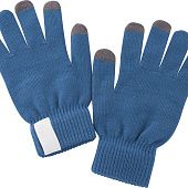 Сенсорные перчатки Scroll, синие - фото