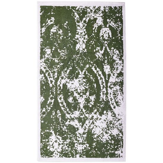 Полотенце махровое Vintage Medium, зеленое - подробное фото