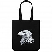 Холщовая сумка Like an Eagle, черная - фото
