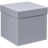 Коробка Cube, L, серая - фото