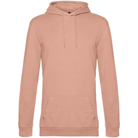 Толстовка с капюшоном унисекс Hoodie, бежевая (nude) - подробное фото