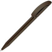 Ручка шариковая Prodir DS3 TJJ Regenerated, серо-коричневая - фото