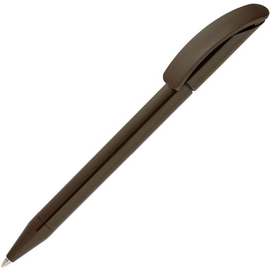 Ручка шариковая Prodir DS3 TJJ Regenerated, серо-коричневая - подробное фото