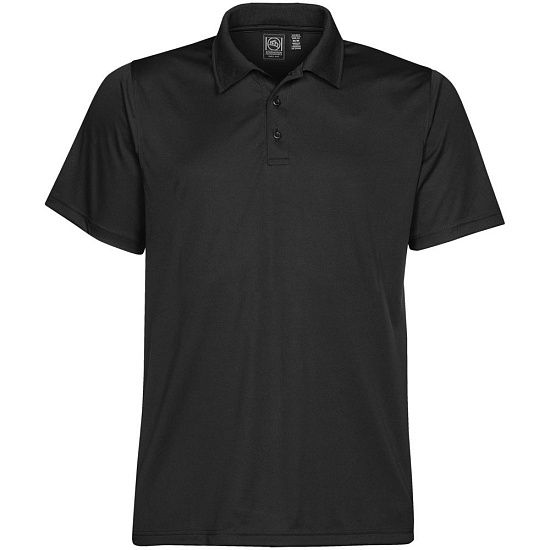 Рубашка поло мужская Eclipse H2X-Dry, черная - подробное фото