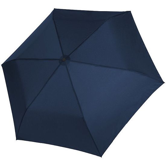 Зонт складной Zero Large, темно-синий - подробное фото