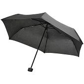 Зонт складной Mini Hit Flach, серый - фото