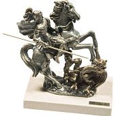 Скульптура «Георгий Победоносец», малая - фото